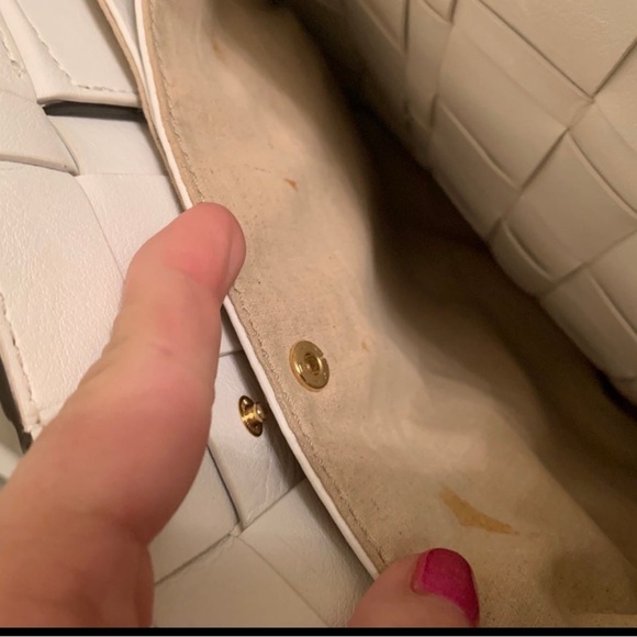 Michael kors Vivian white leather quilted purse RARE - Picture 6 of 13